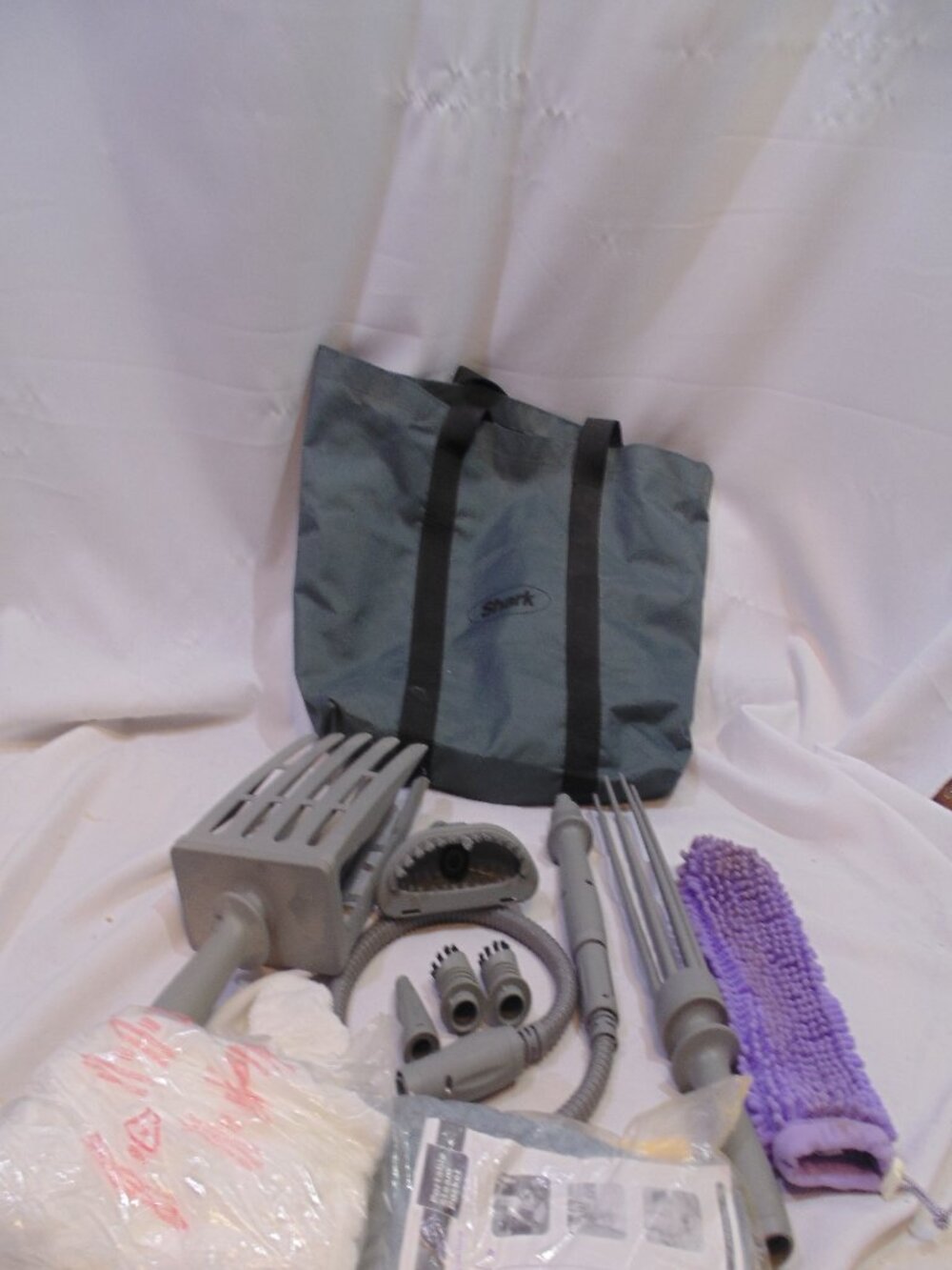 Shark Portable Steam Pocket SC630 Replacement Attachments with tote bag